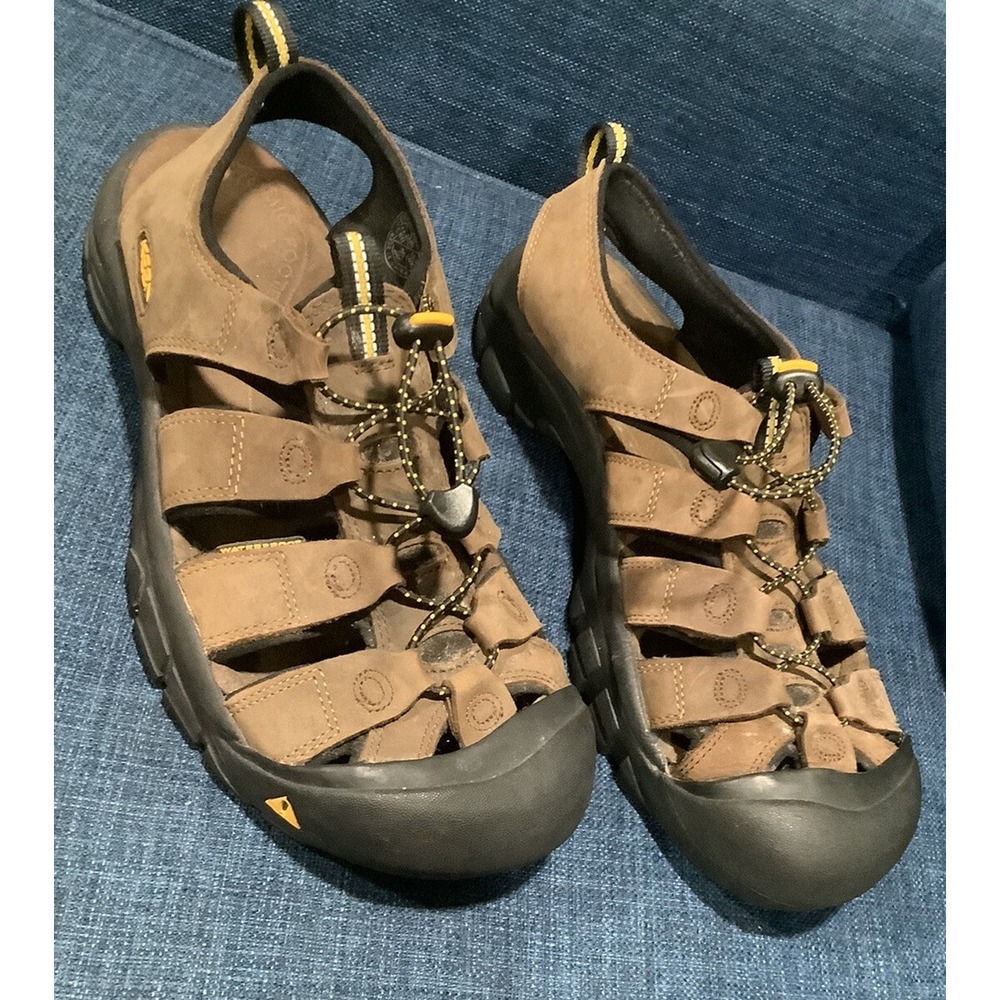 KEEN NEWPORT Mens Sz 11Brown Waterproof Hiking Trail Outdoor Sandals EXC 1001870